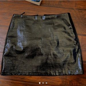 Faux leather mini skirt 🖤